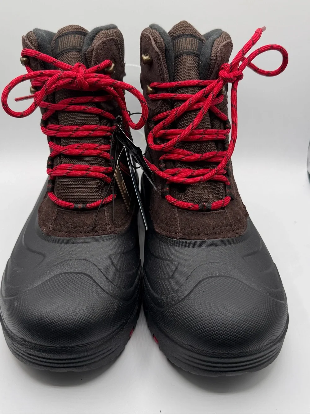 NWT Khombu Mens 12 Thermolite Waterproof Suede Duck Snow Winter Boots Brown